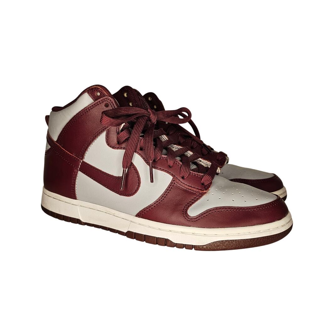 Nike Dunk High Retro Team Red White DD1399-600 Mens 9.5 Basketball Shoes